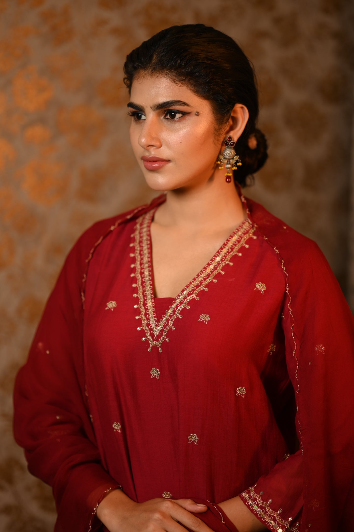 Meher Hand Embroidered suit set