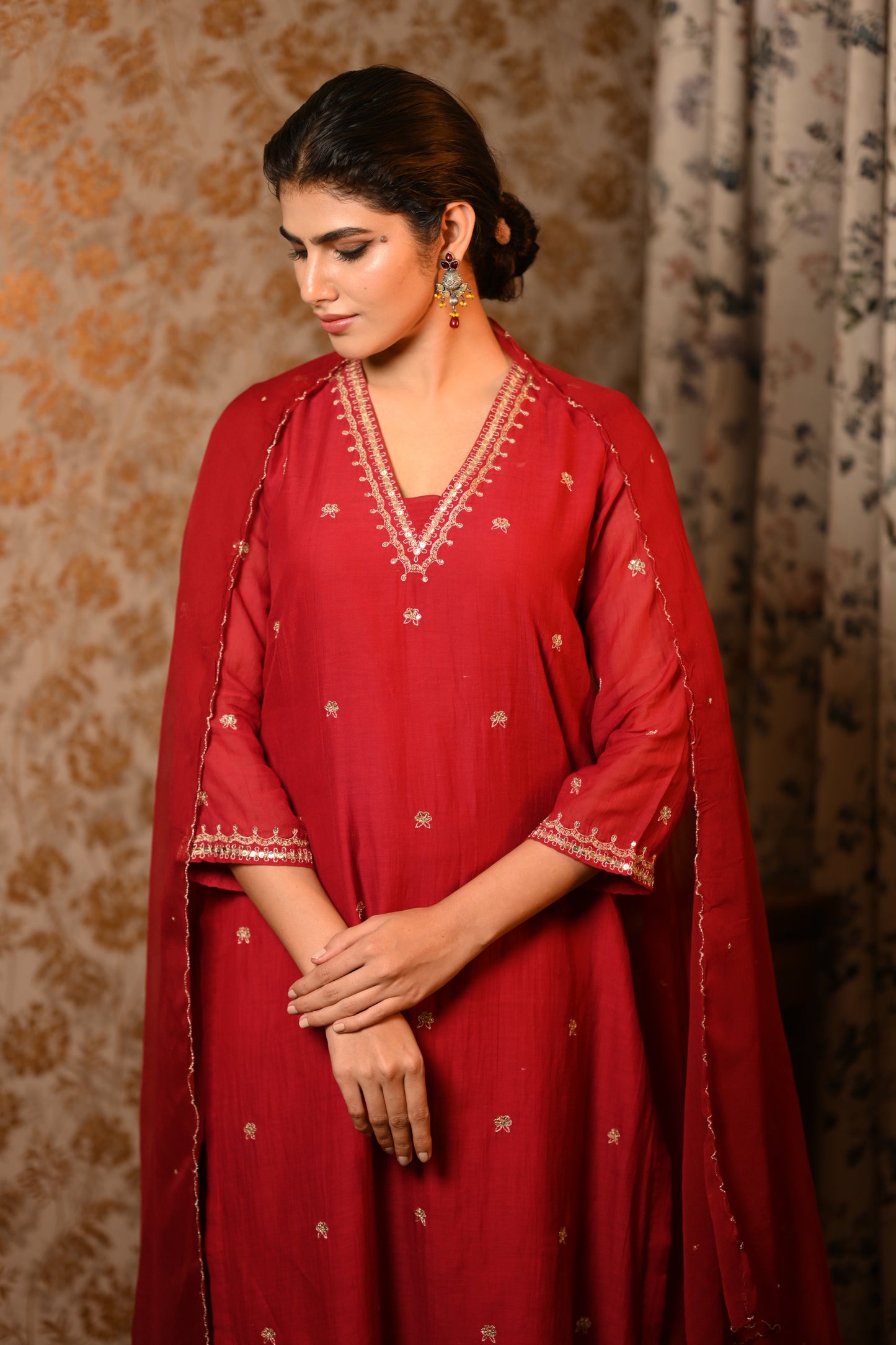Meher Hand Embroidered suit set
