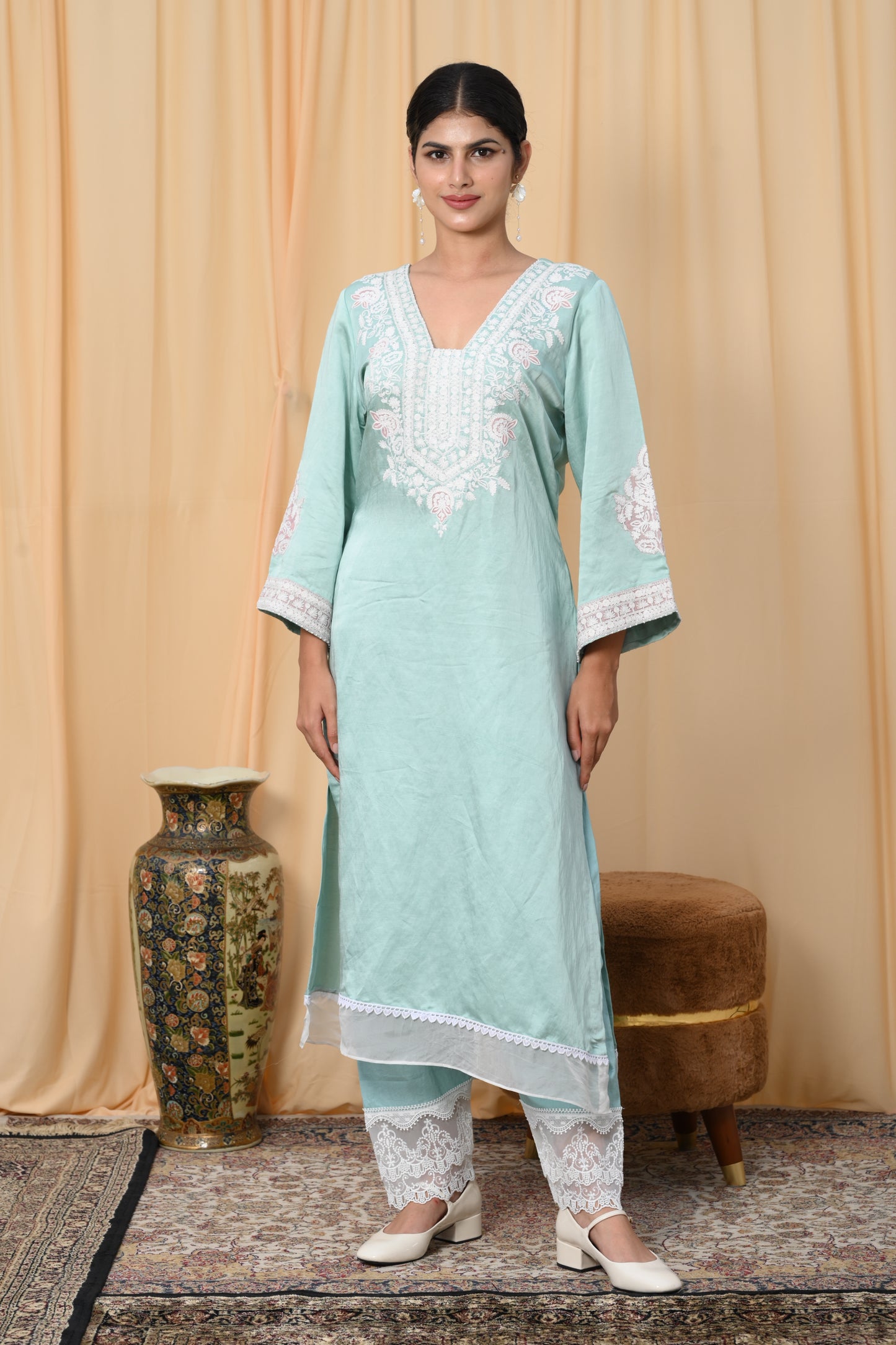 Tiffany Blue Dori work suit set