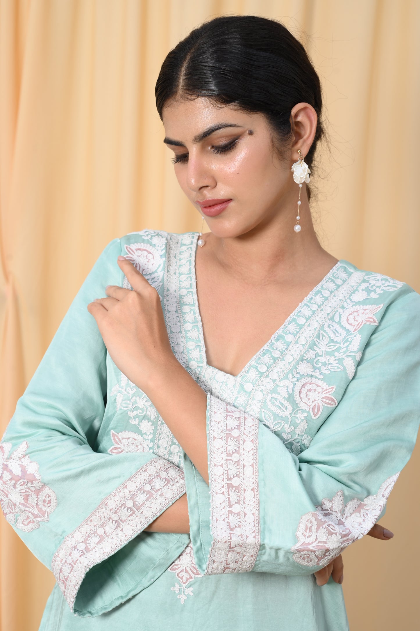 Tiffany Blue Dori work suit set