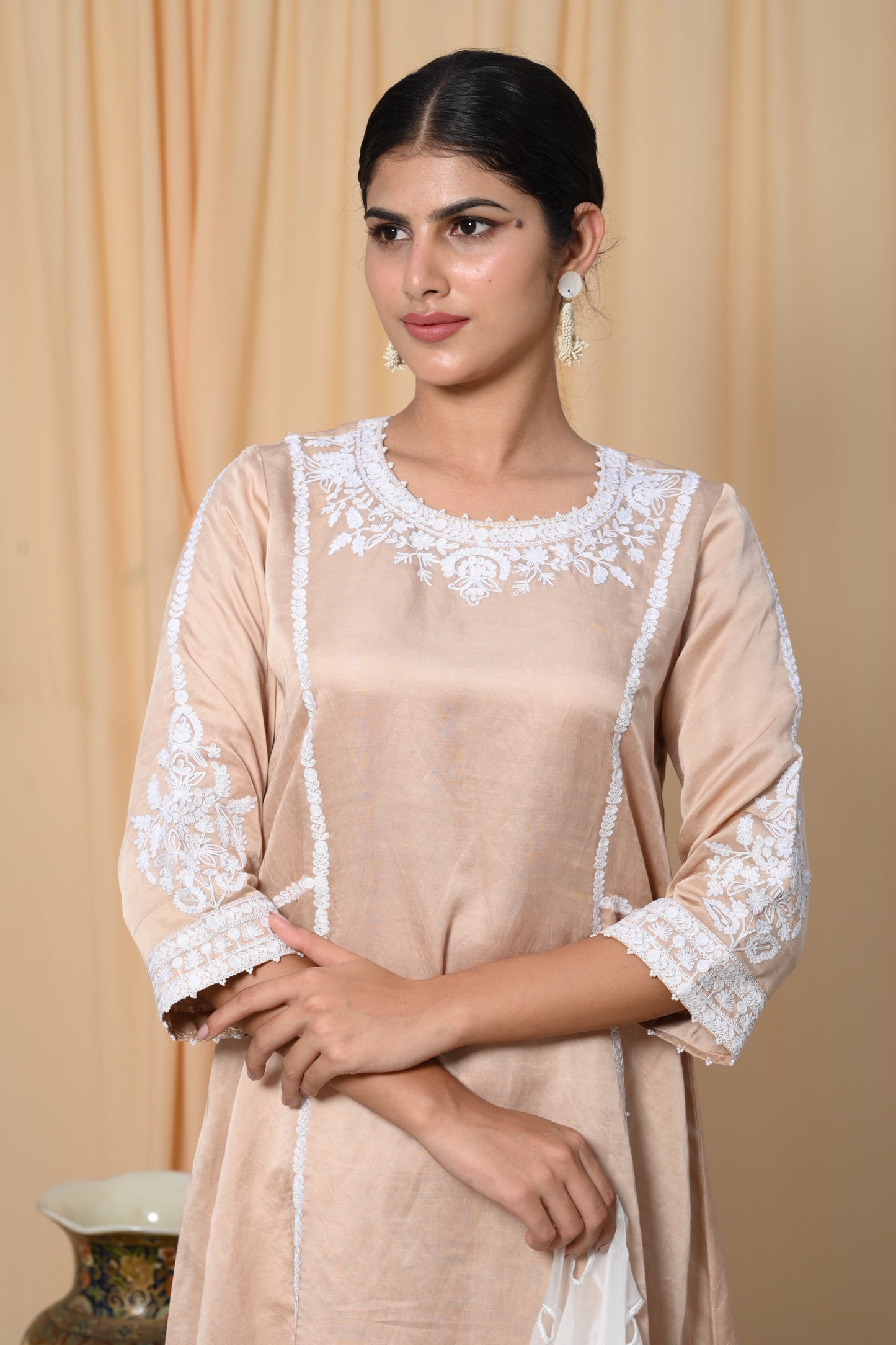 Tuscan Beige Dori work suit set