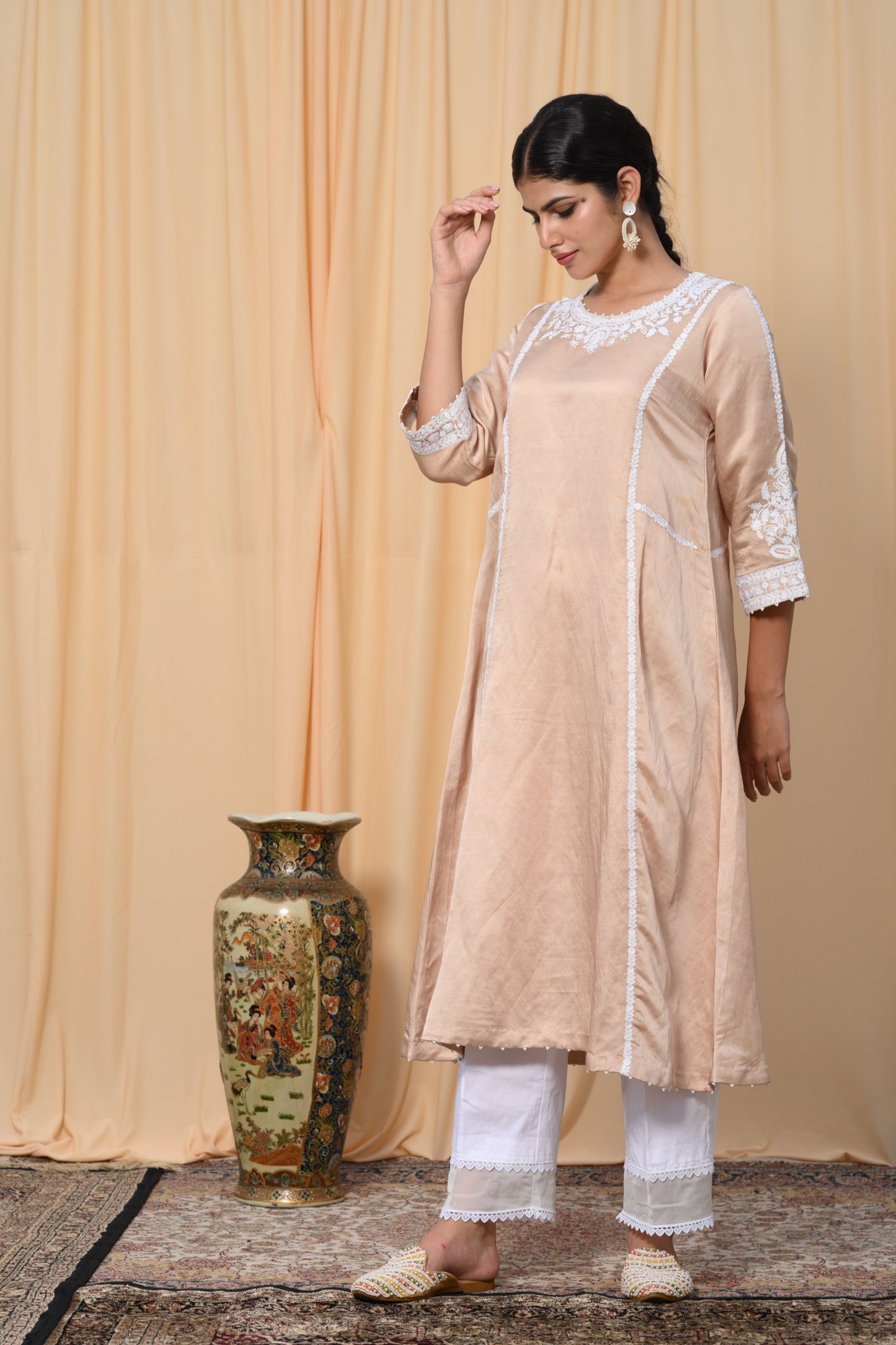 Tuscan Beige Dori work suit set