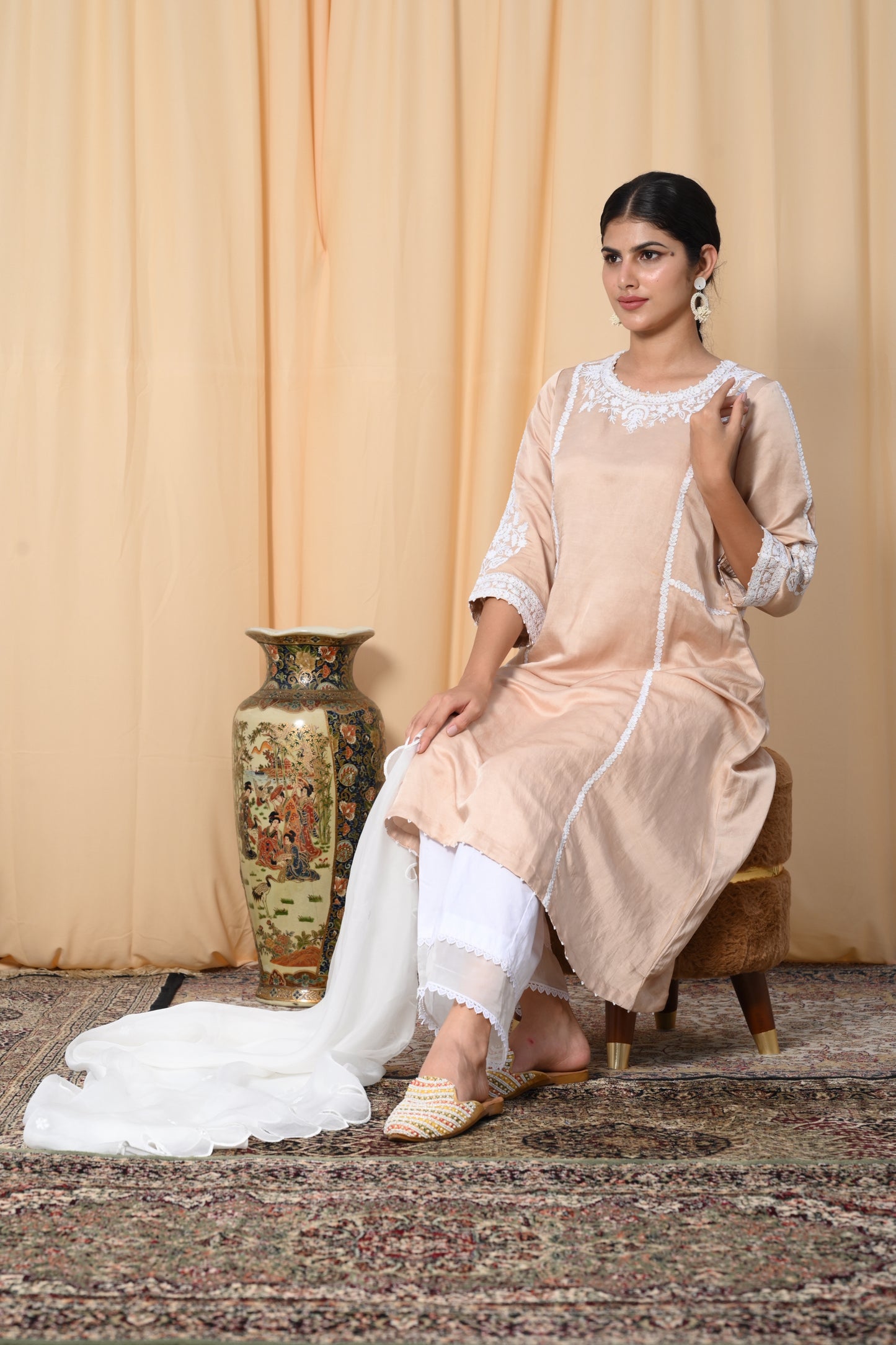 Tuscan Beige Dori work suit set