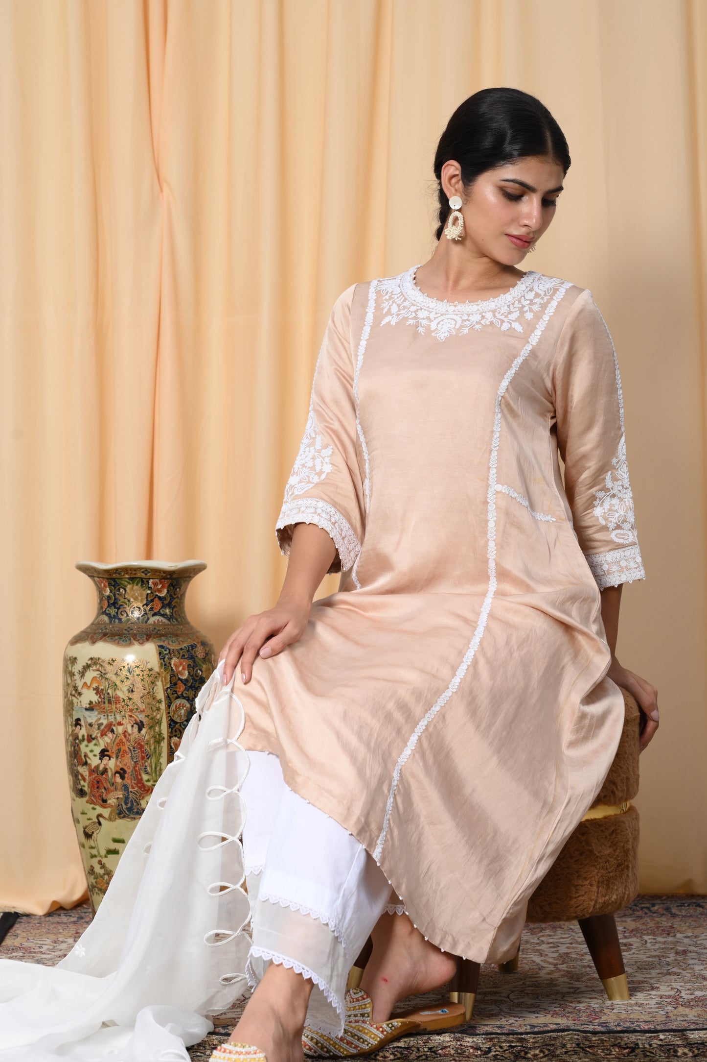Tuscan Beige Dori work suit set