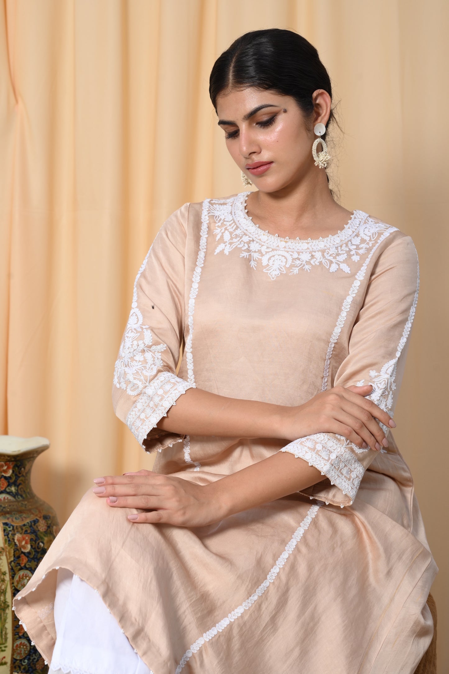 Tuscan Beige Dori work suit set