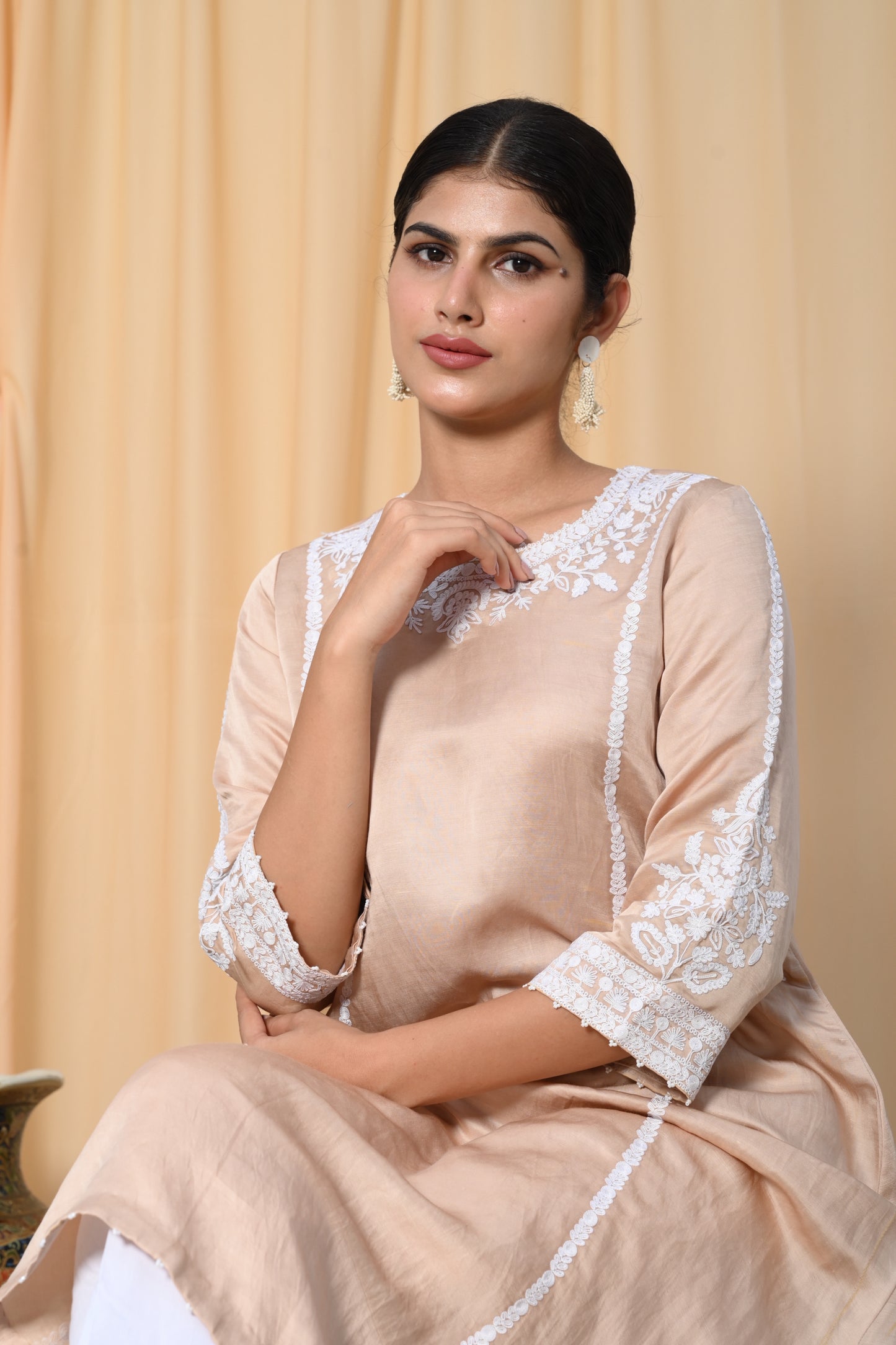 Tuscan Beige Dori work suit set