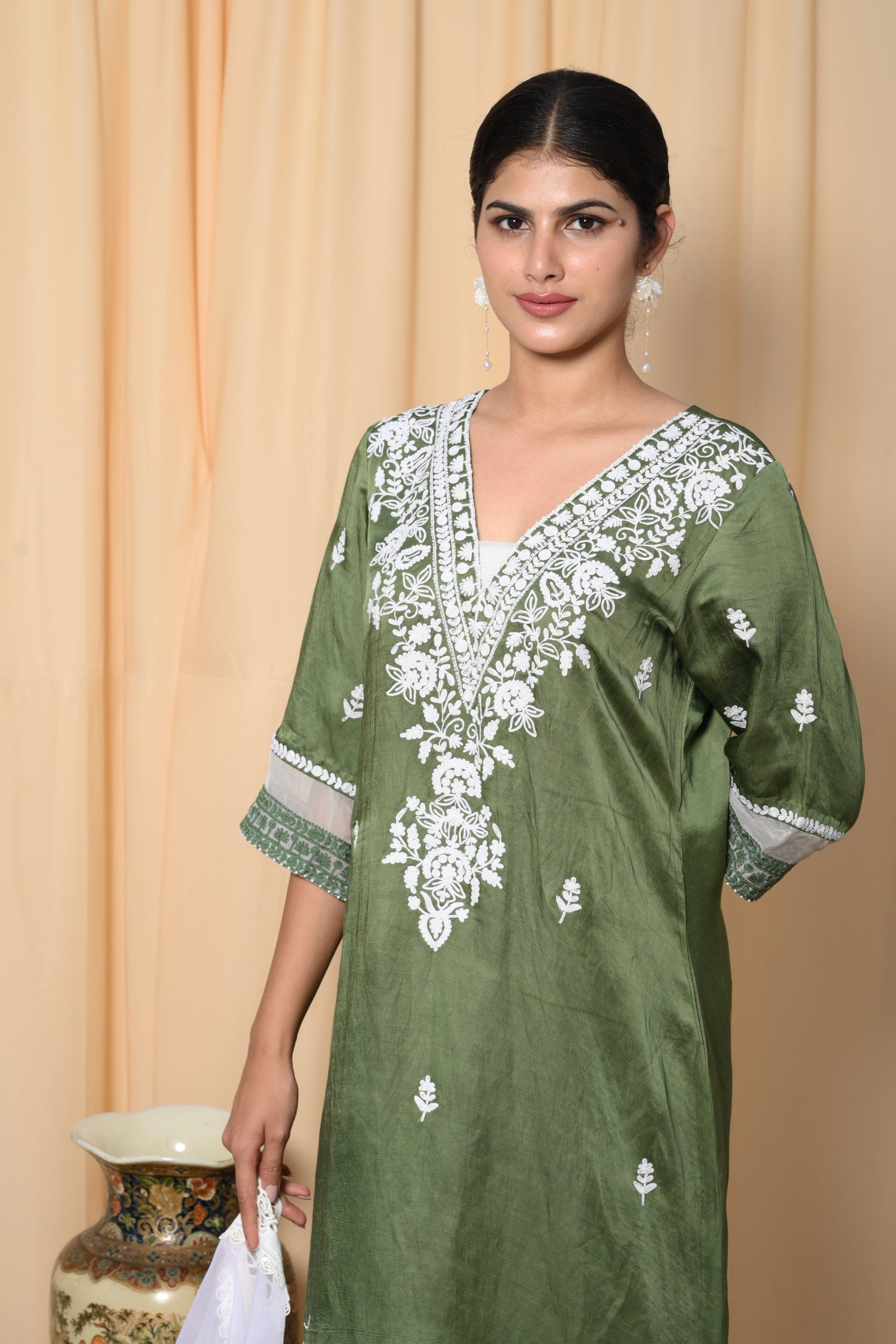 Sage Green Dori work suit set