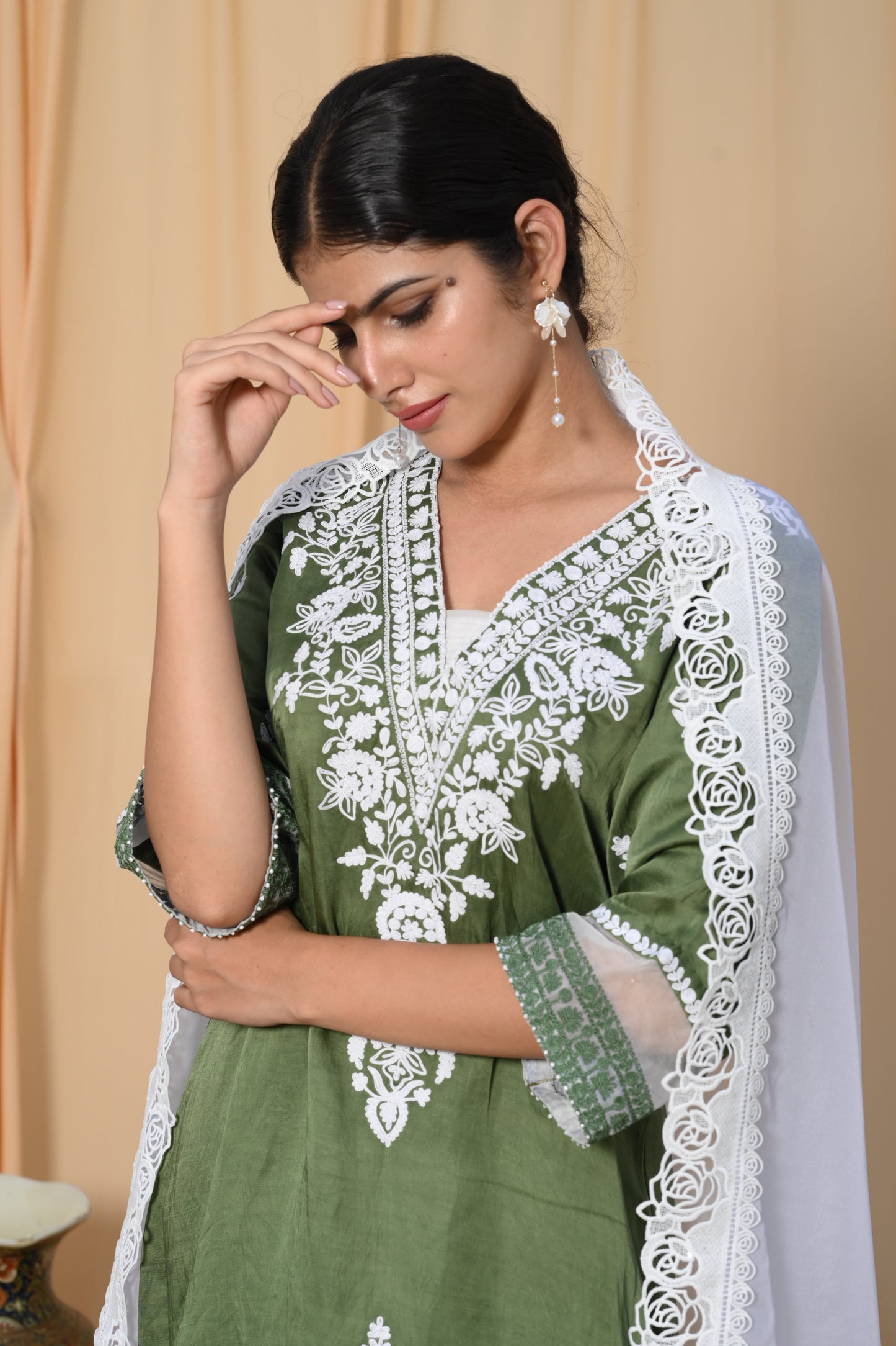 Sage Green Dori work suit set