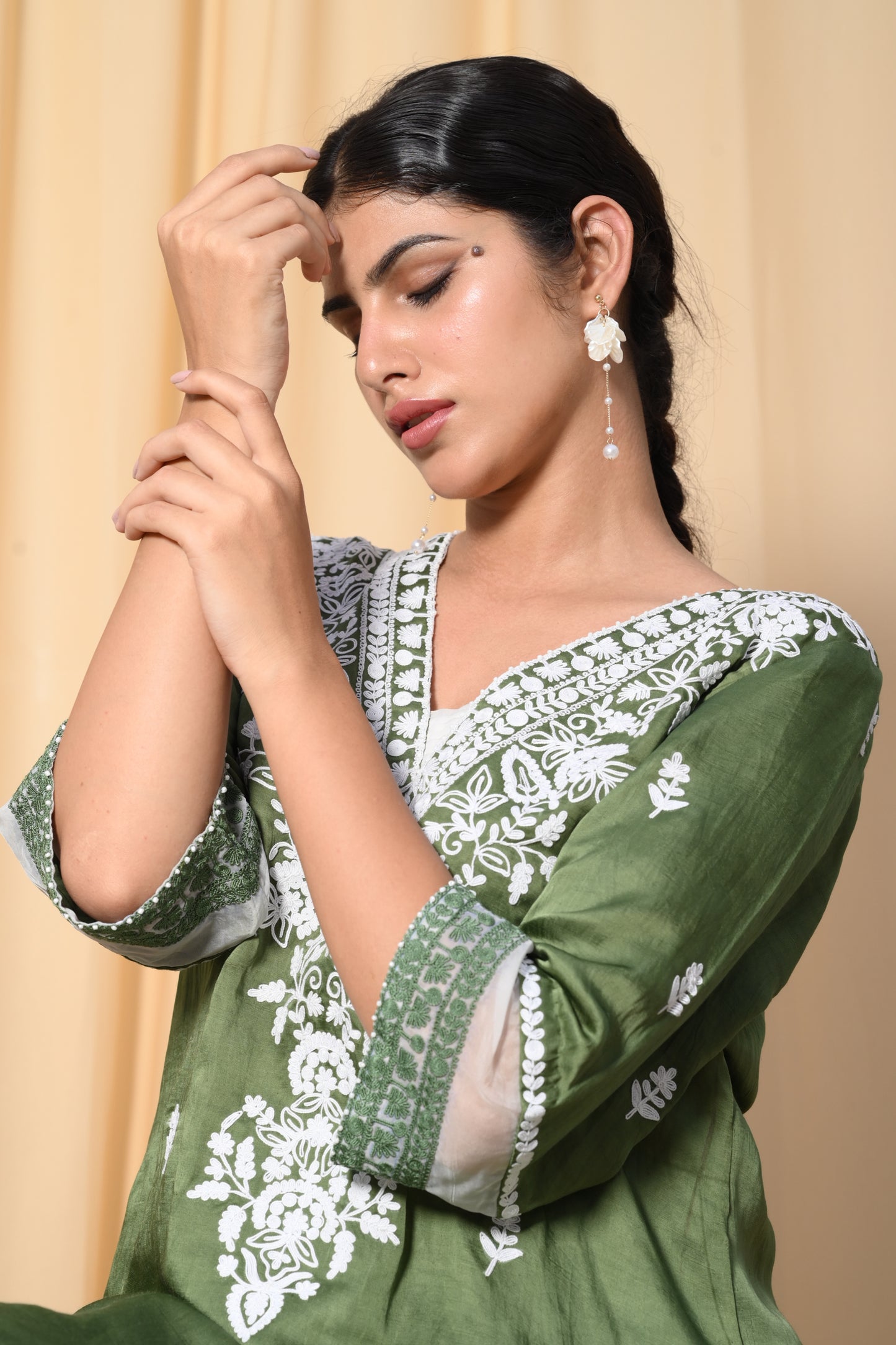 Sage Green Dori work suit set