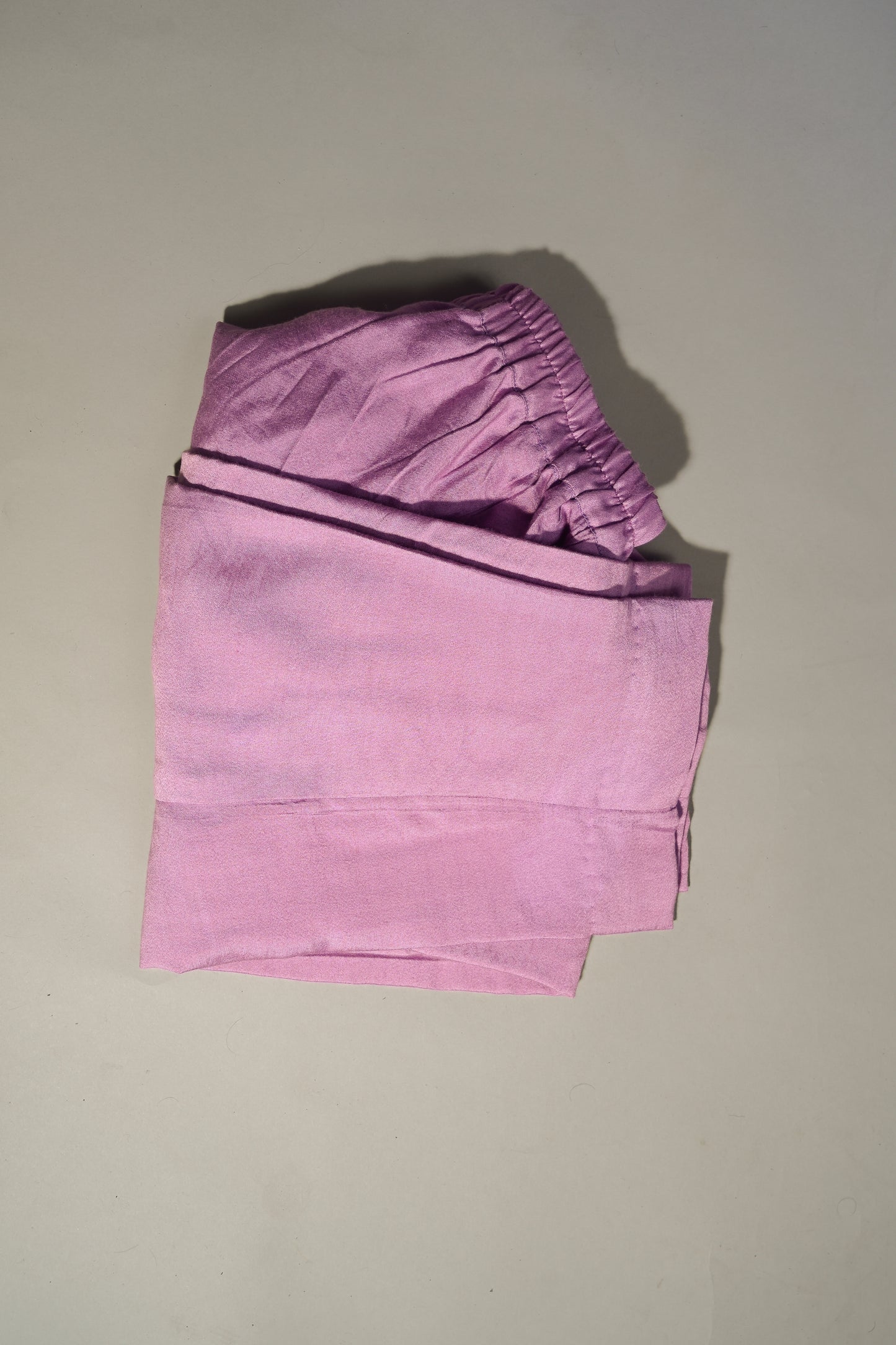 Lilac Hand Embroidered Kurti set