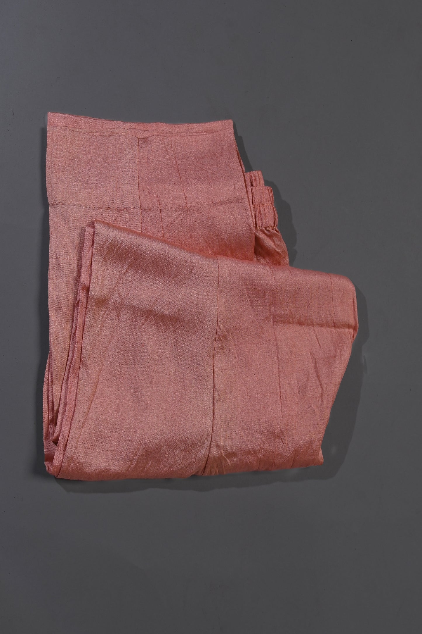 Old Rose Pink Organza Hand Embroidered Kurti