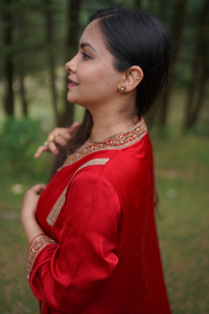 Laal Rang Kurta and Pant