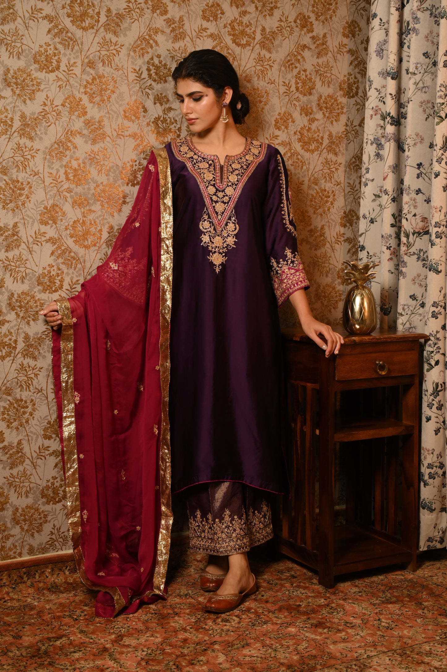 IYLA Hand Embroidered suit set