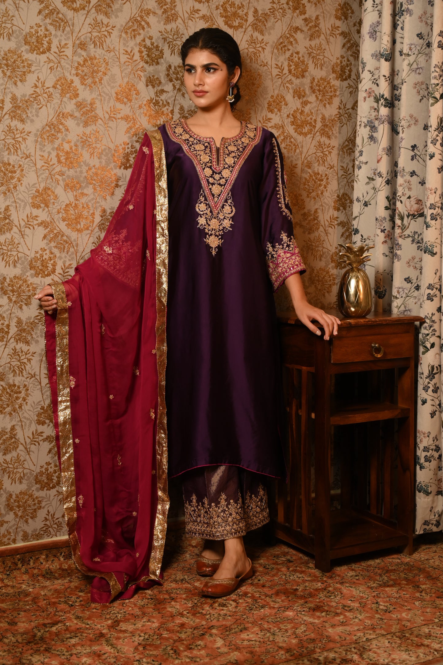 IYLA Hand Embroidered suit set