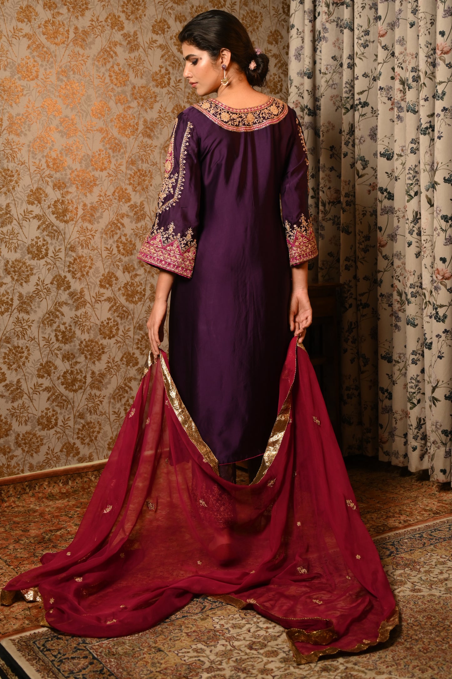 IYLA Hand Embroidered suit set
