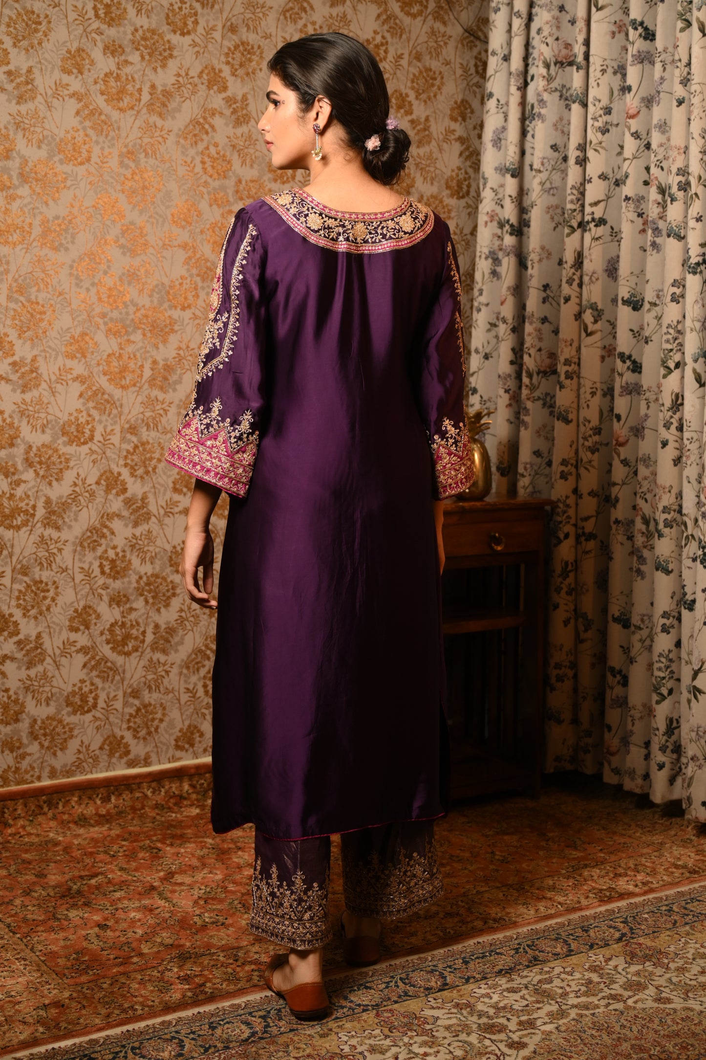 IYLA Hand Embroidered suit set