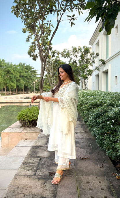 Ivory Pearl kurta set