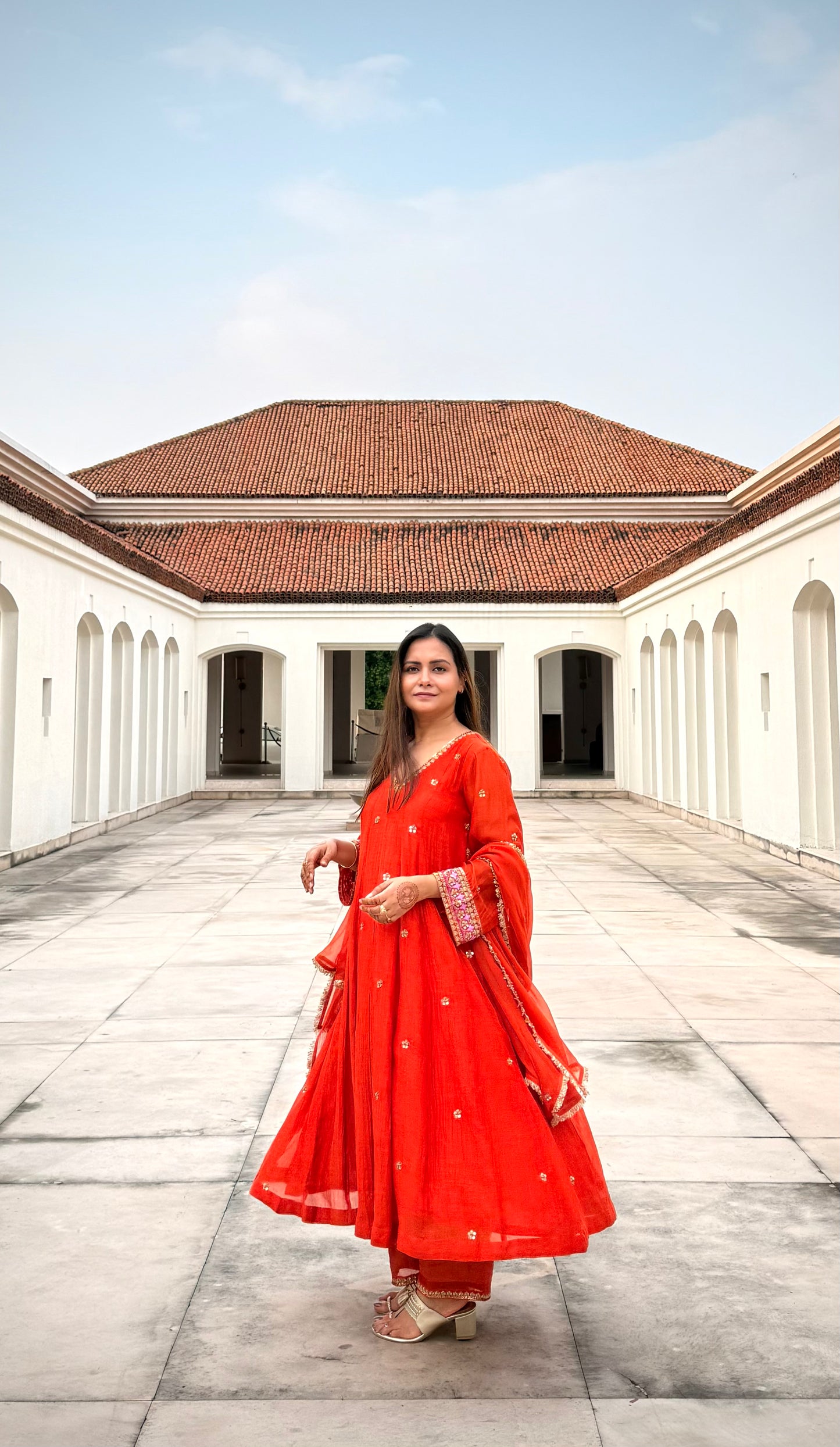 Saanjh Anarkali set