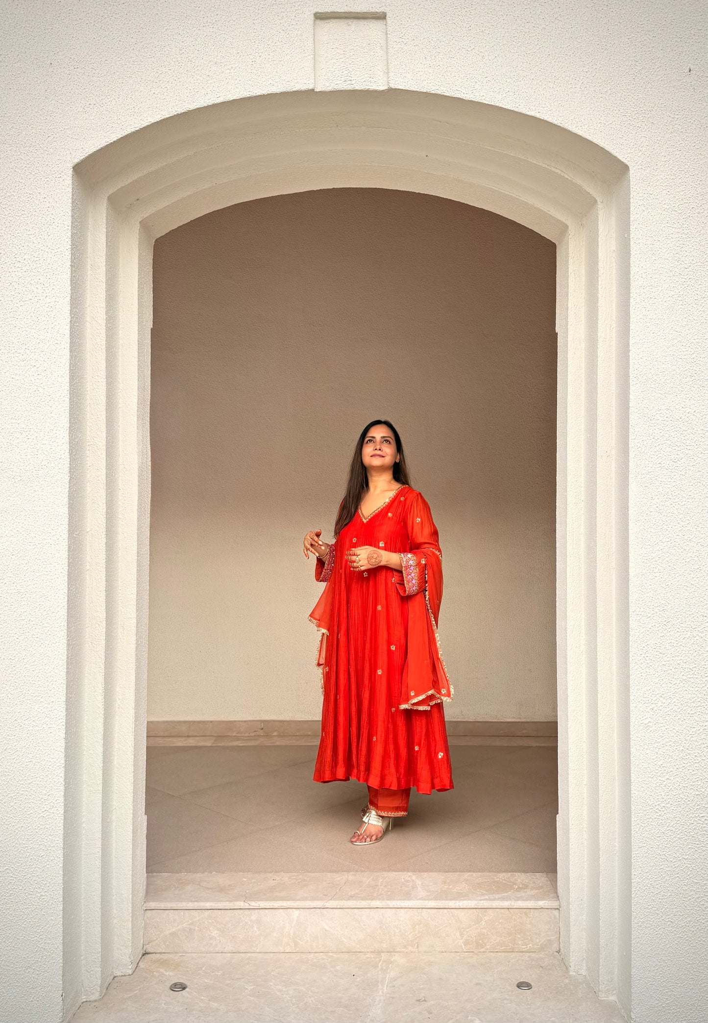Saanjh Anarkali set