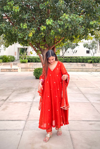 Saanjh Anarkali set