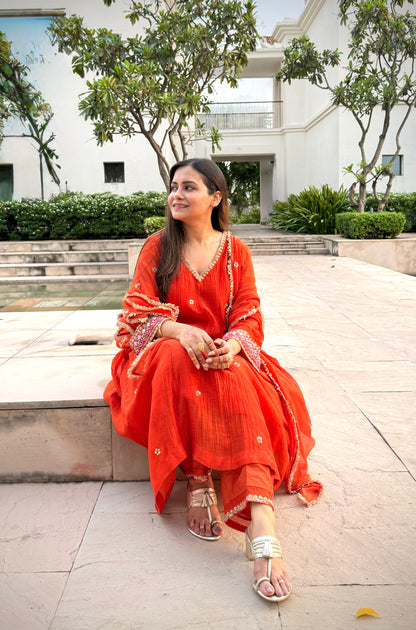 Saanjh Anarkali set