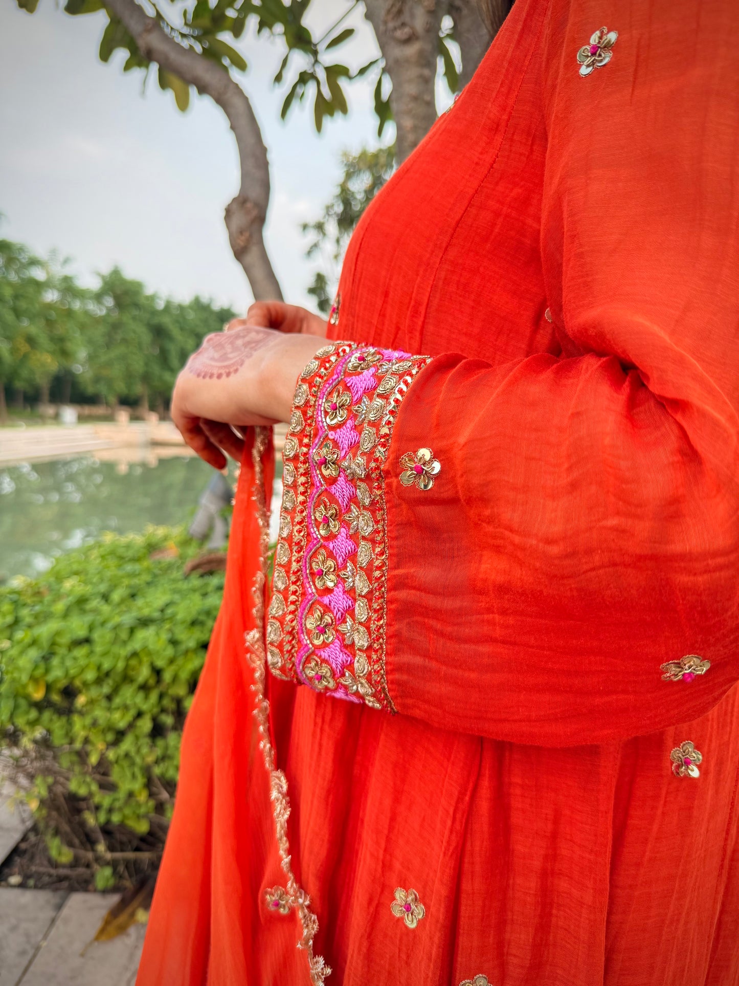 Saanjh Anarkali set