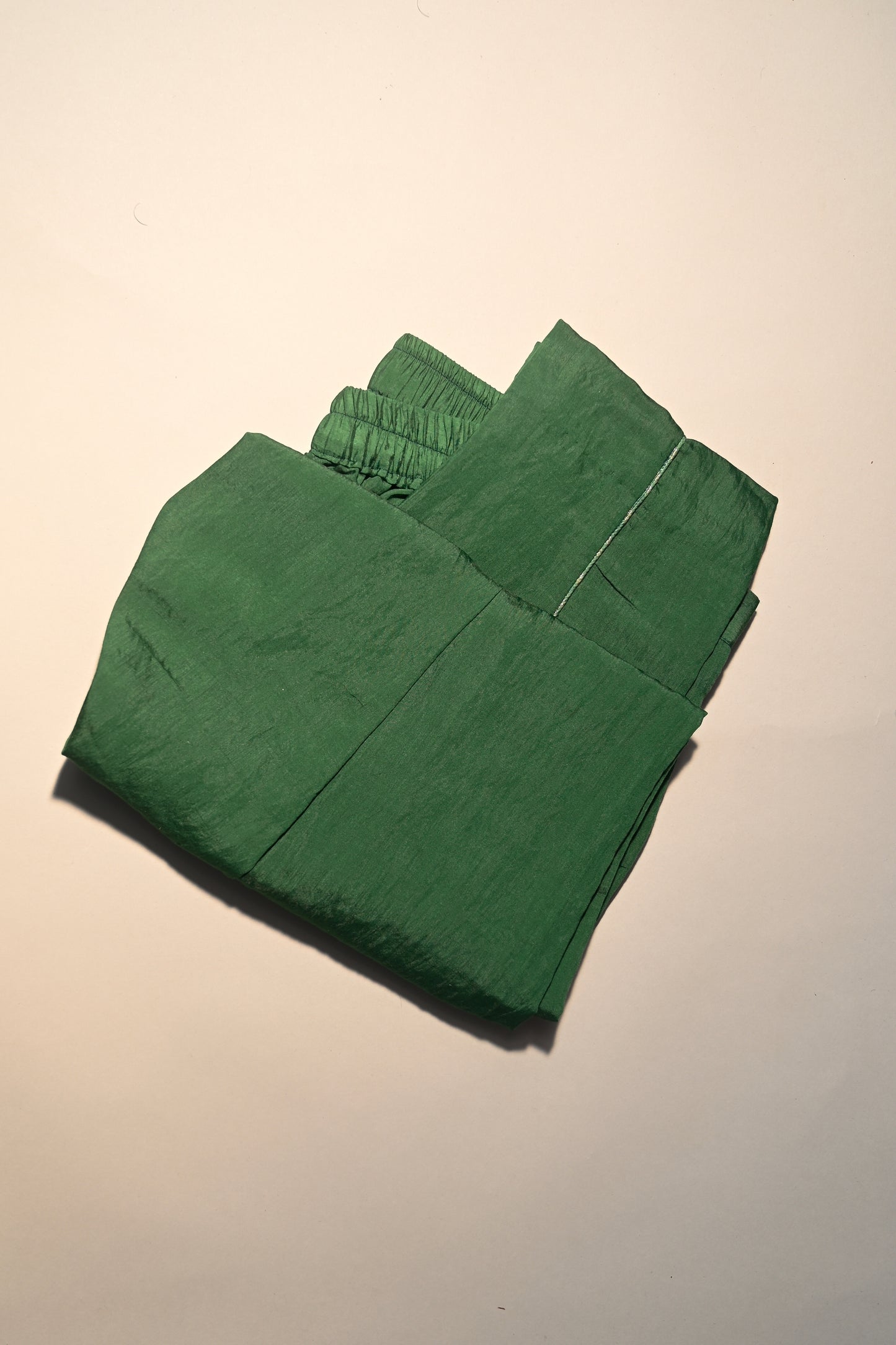 Forrest Green Coin Embroidered Kurti Set
