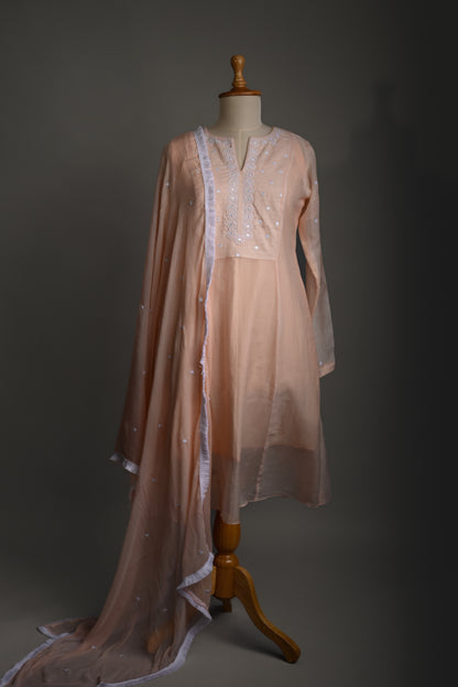 Noori Mulmul Kurti Set